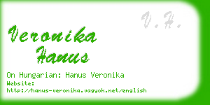 veronika hanus business card